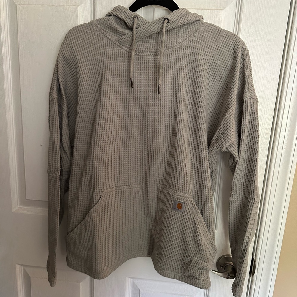 Women’s carhartt waffle knit hoodie